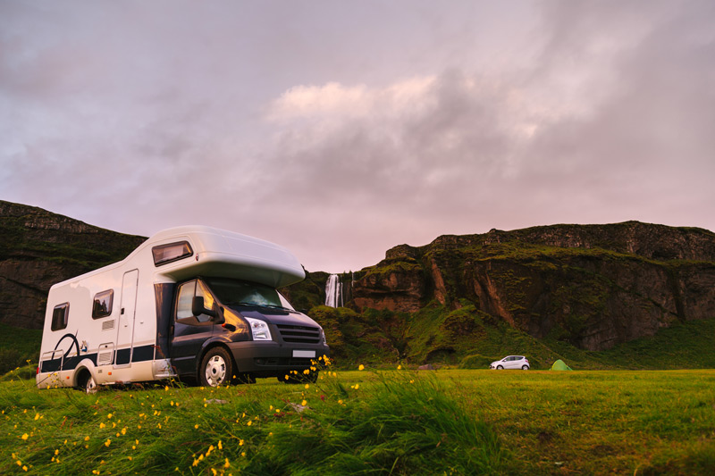 camper van rental in Iceland