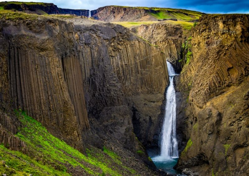 Litlanesfoss Waterfall