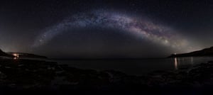 Shot of the Milky Way, Ravenscar North York Moors.