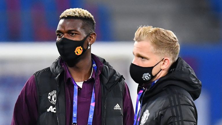 Paul Pogba was part of Manchester United&#39;s travelling squad to RB Leipzig