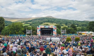 Green Man festival in the Brecon Beacons.