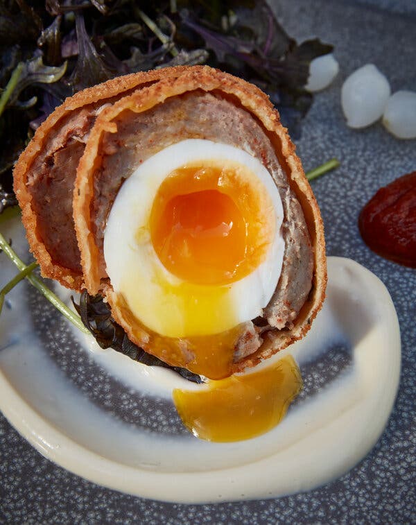 Makers of Scotch eggs are reporting huge jumps in sales to pubs in England.