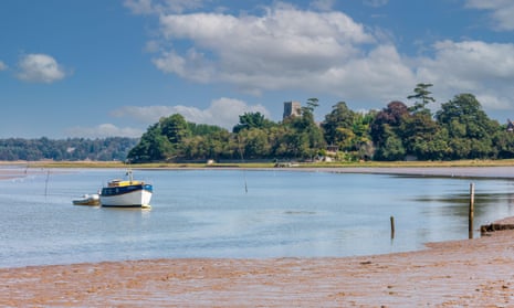 The village of Iken, Suffolk, on the River Alde.