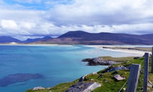 Luskentyre Beach, a few miles west of Tarbert.