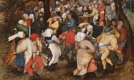 Bruegel’s Wedding Dance, featuring Flemish bagpipes.