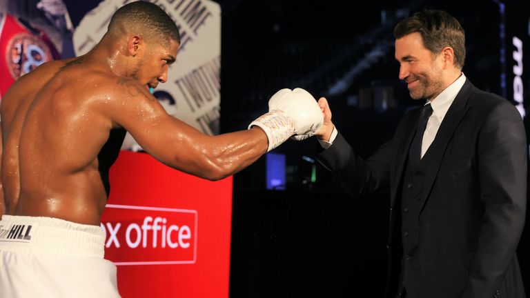 Promoter Eddie Hearn vowed to deliver a Joshua vs Fury fight 