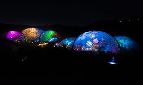 Bright spots: -Photography by Emily Whitfield-Wicks Christmas lights, Eden Project.