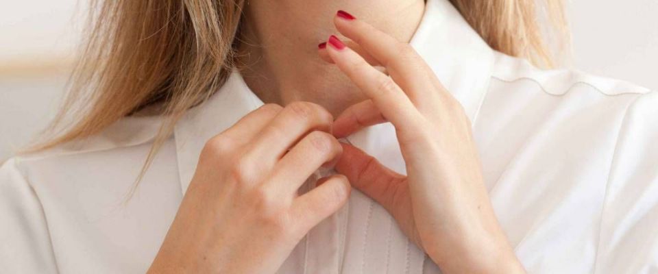 woman dressing fancy shirt