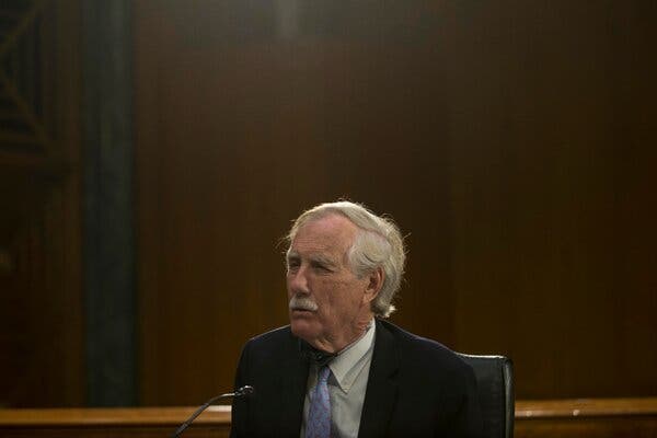 Senator Angus King wrote to the heads of several streaming services on Monday, asking them to consider lifting subscription fees.