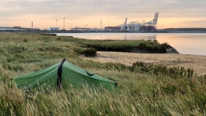 Quintin’s last camp by London Gateway port