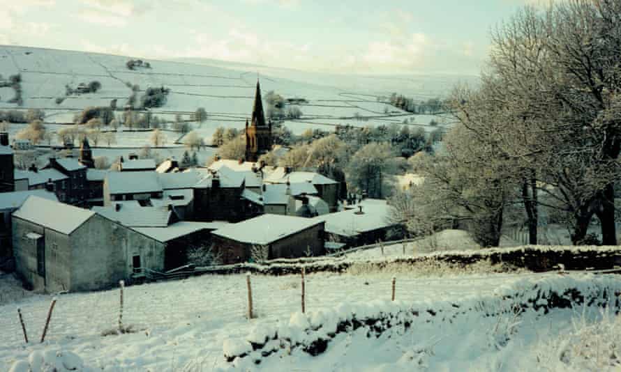 alston, north pennines, in the snow