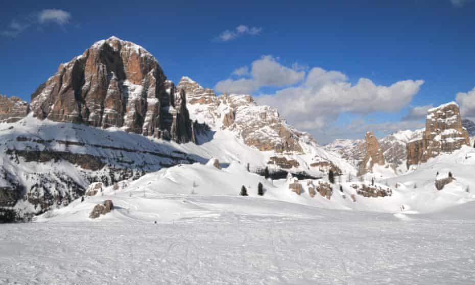 The Dolomites from Rifugio Scoiattoli near Cortina d’Ampezzo