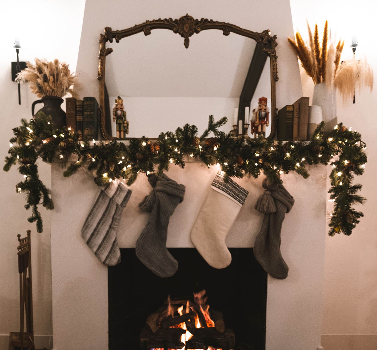 christmas fireplace