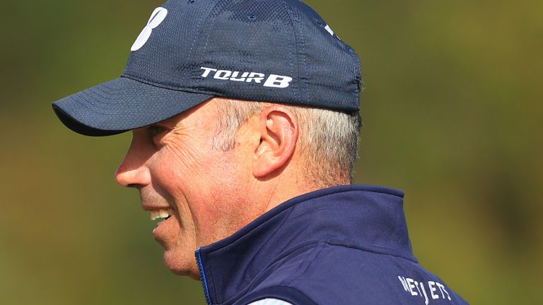 Matt Kuchar and his son, Cameron, hold a two-shot lead at the PNC Championship