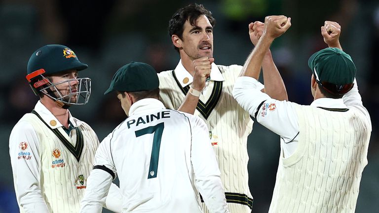 Mitchell Starc took four first-innings wickets for Australia