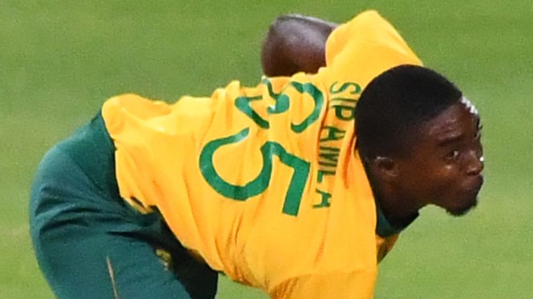 Fast bowler Lutho Sipamla has been called into South Africa's Test squad after two other players were withdrawn after positive coronavirus tests