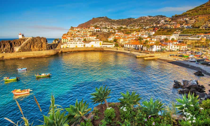 The village of Câmara de Lobos, Madeira. Portugal has imposed a ban UK travellers.