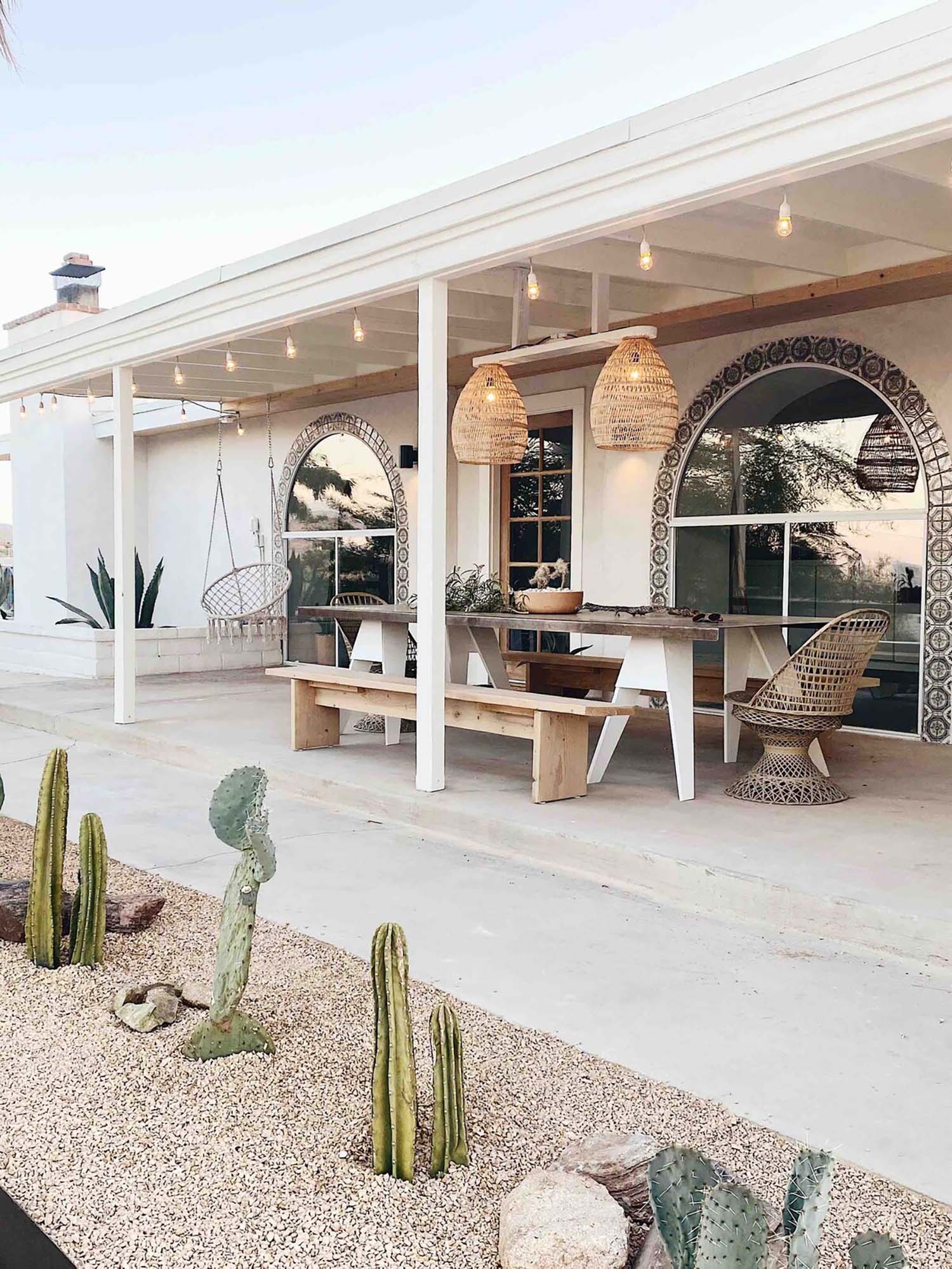 joshua tree boho seven arches airbnb