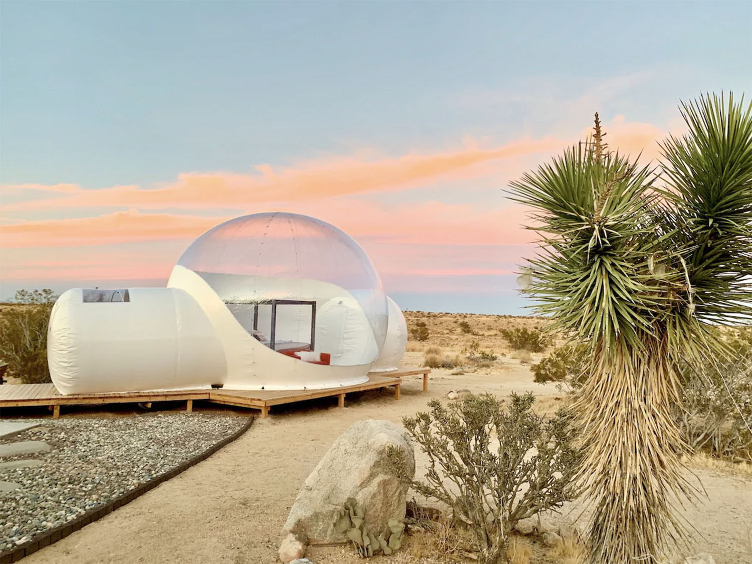 joshua tree bubble airbnb