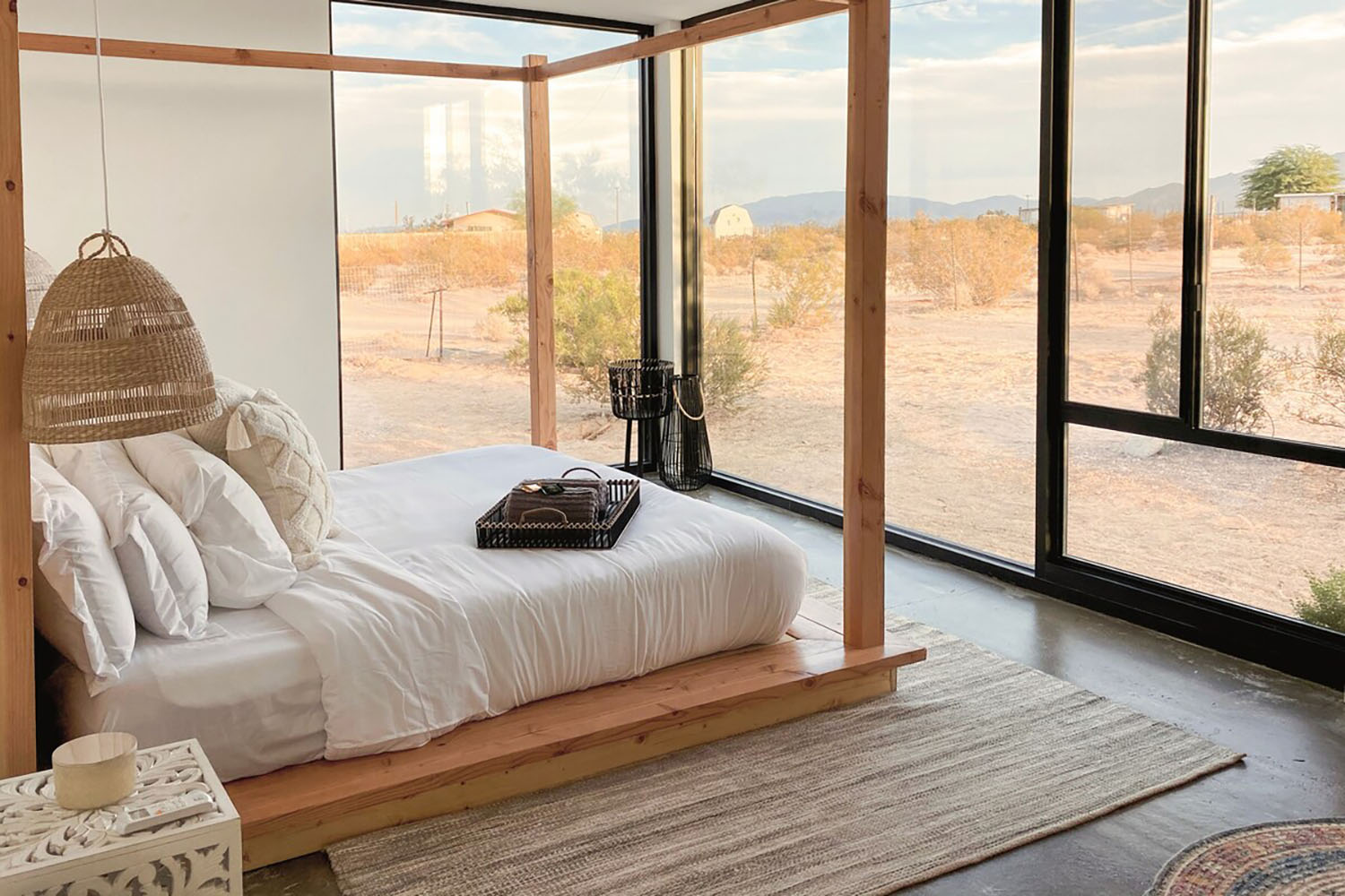 Moonset New Modern Boho Villa Joshua Tree Airbnb