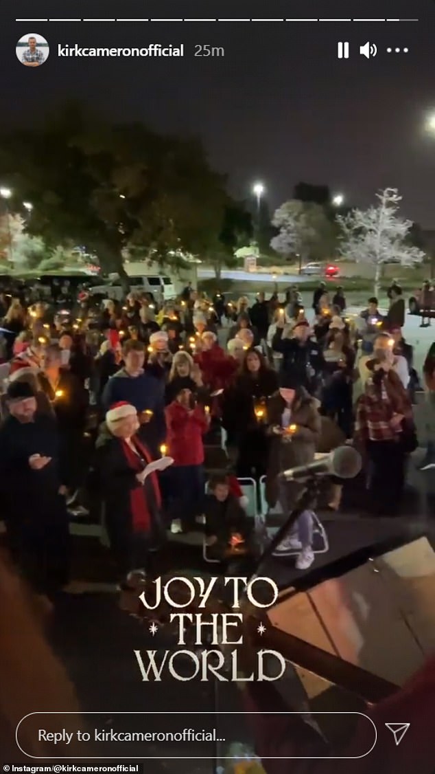 The carolers sang Joy To The World without masks amid surging coronavirus cases in California