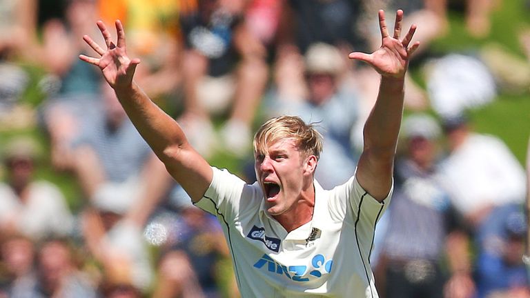 Kyle Jamieson took 5-34 as New Zealand reduced West Indies to 124-8 in the second Test