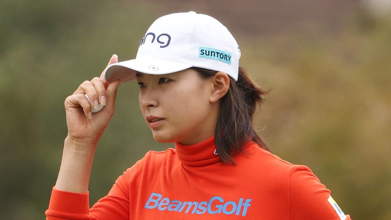 Hinako Shibuno is the second Japanese player in a row to lead at halfway