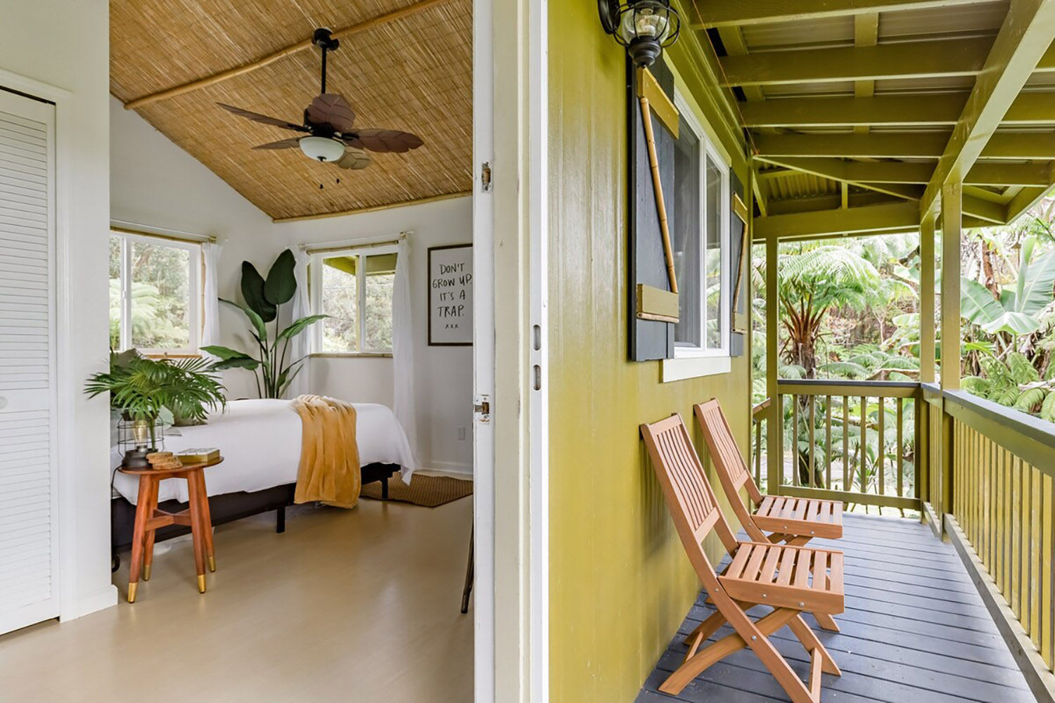 Tiny Tropical Tree House in Volcano Rain Forest Airbnb Hawaii