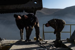 Ali Tashbekov works at the Kyzyl-Bulak coalmine near Sary-Mogol