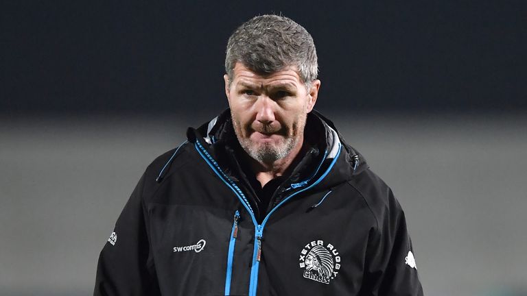 Exeter Chiefs director of rugby Rob Baxter