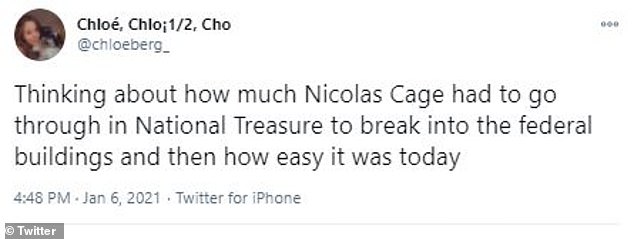 Too much work: One user wrote that Cage had a much harder time trying to break into the National Archive