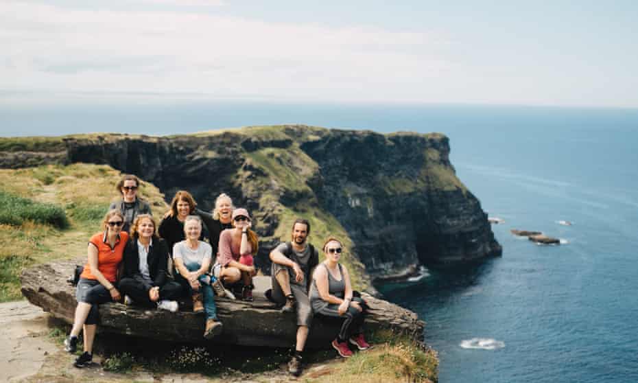 Coastal hiking with the Cliffs of Moher, Ireland