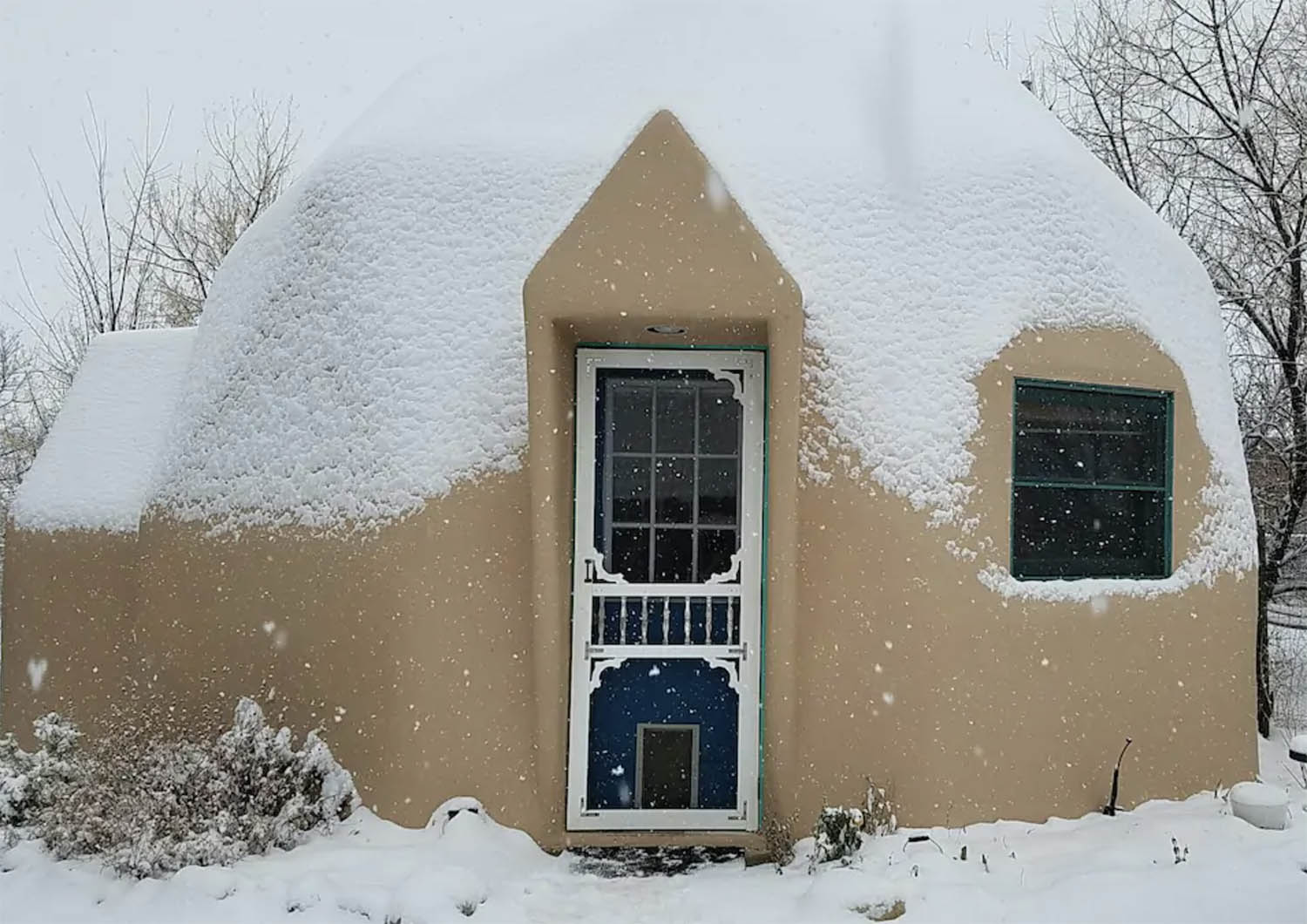 Geodesic Earth Dome el prado new mexico airbnb