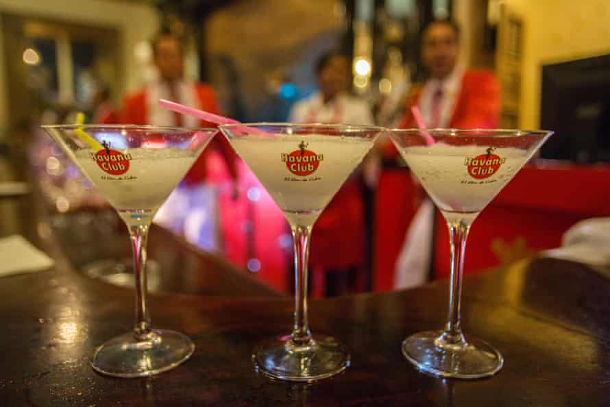 Daiquiris at the famous La Floridita in Old Havana