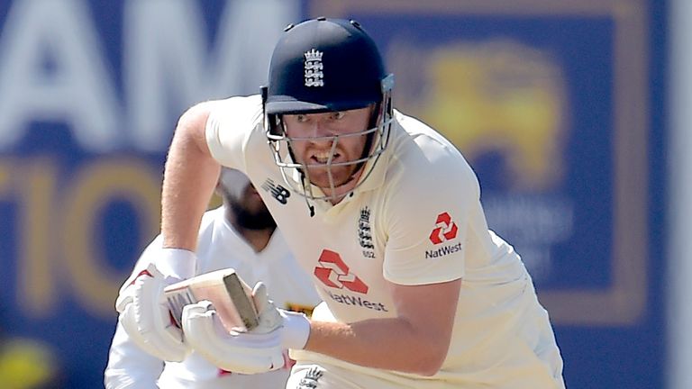 Jonny Bairstow struck an unbeaten 35 to steer England to victory in the first Test against Sri Lanka