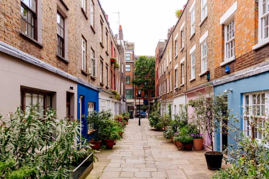 A lane in Fitzrovia, central London