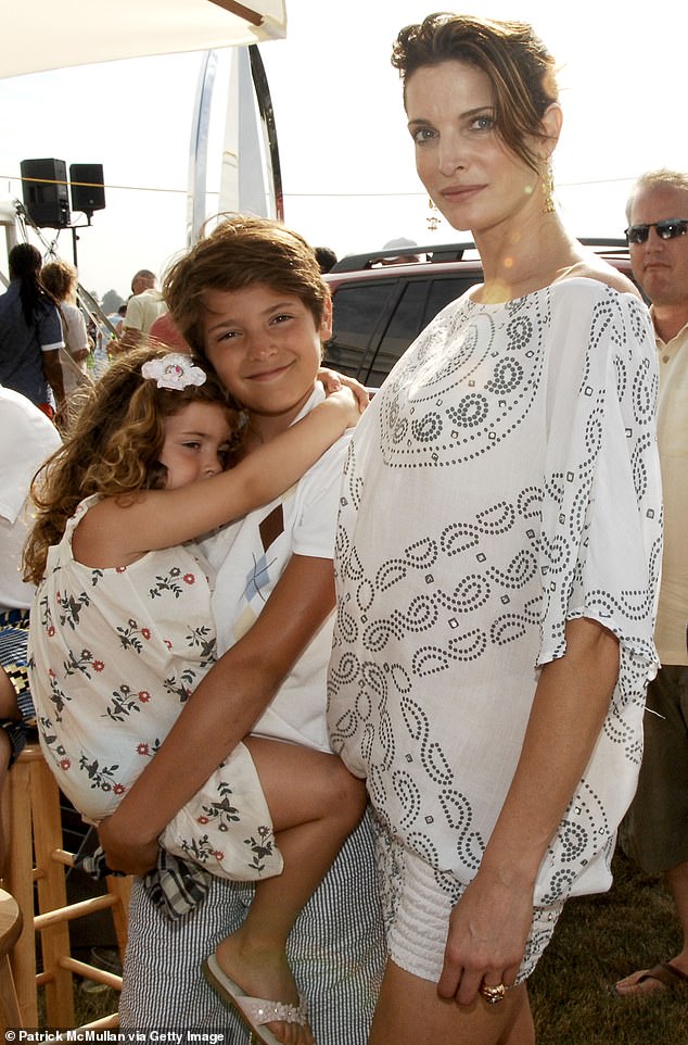 His family said in a statement: 'We will forever be saddened that his life was cut short by this devastating disease. He achieved a lot in his 24 years, but we will never get the chance to see how much more Harry could have done' (pictured with mother Stephanie and sister Lilly in July, 2008)