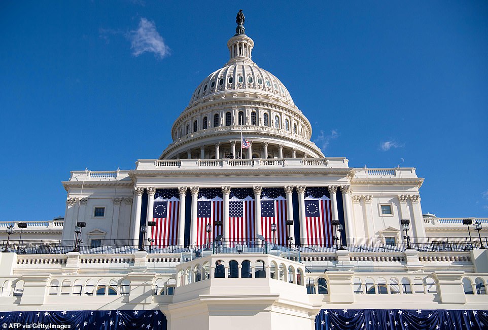 Different: Instead of a parade down Pennsylvania Avenue, there was a memorial at Arlington National Cemetery and in place of balls, there will be Zoom parties