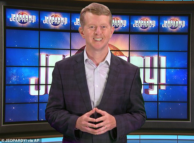 Going for gold: Ken Jennings, 46, the record-holder for the show's longest winning streak, has also been serving as a guest host on Jeopardy!, and he's the rumored frontrunner to permanently fill the position