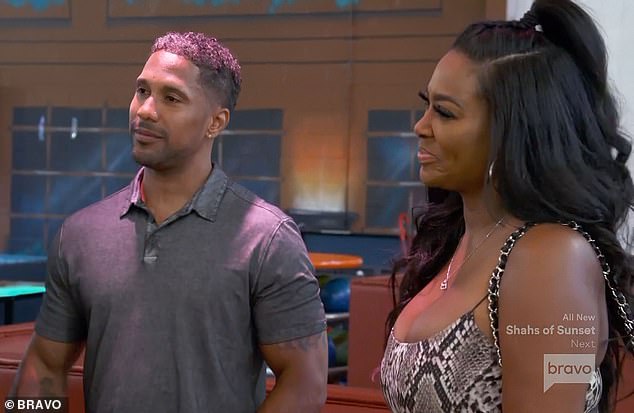 Reality world: Moore has been a main RHOA castmember from seasons five through 10, and again for seasons 12 and 13; she and her estranged husband are pictured on the show