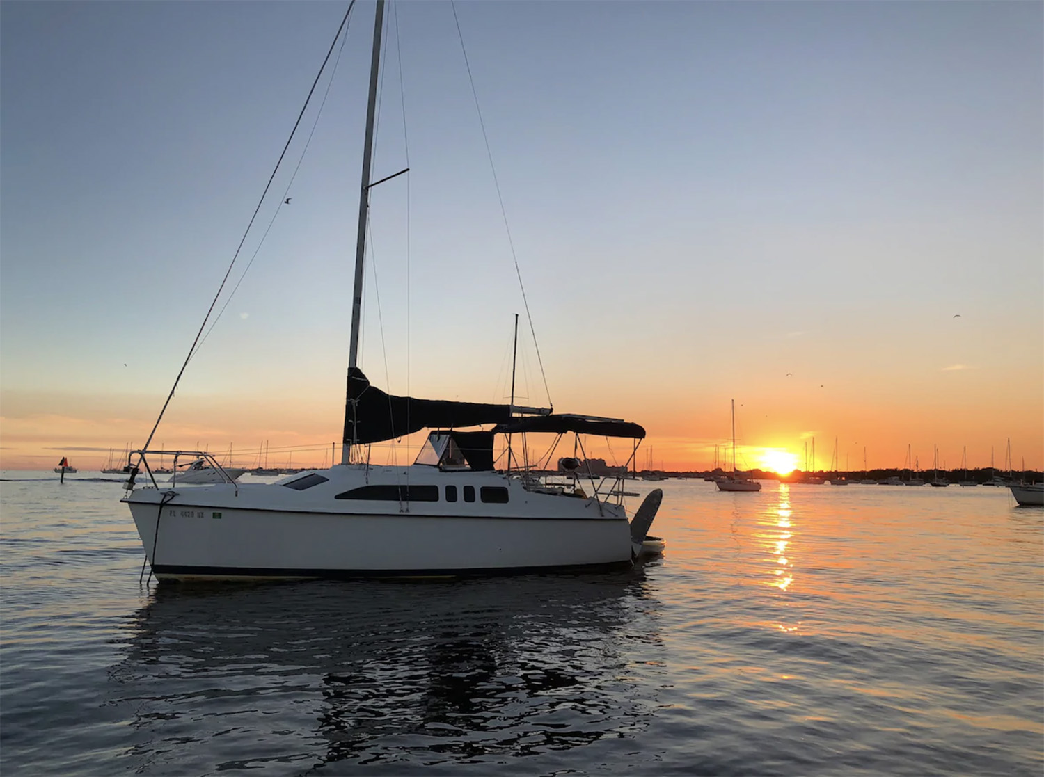 Hunter Sailboat Miami Florida Airbnb