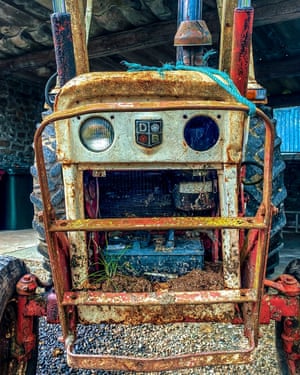 Rusting tractor