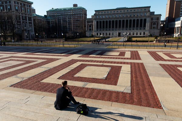 Columbia University has mostly offered online instruction during the pandemic, and allowed only a sliver of students to live on campus or attend in-person classes. 