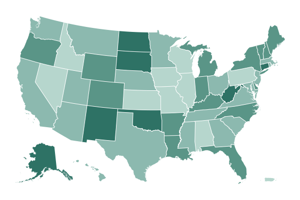 Where states are reporting vaccines given