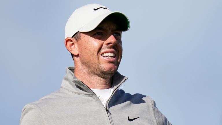 Rory McIlroy started well on day two but had to settle for a 71