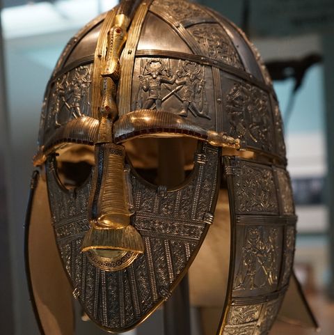 the reconstructed sutton hoo helmet