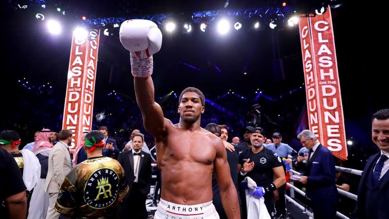 Saudi Arabia was the location for Joshua's rematch win over Andy Ruiz Jr 