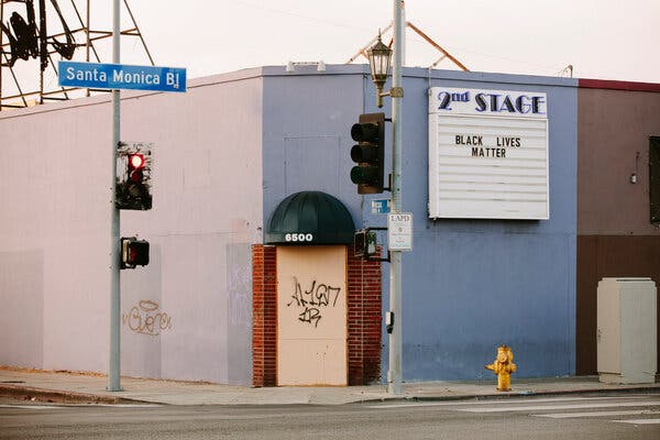 A shuttered business in Los Angeles. It may take years to return to the pre-pandemic levels of employment.