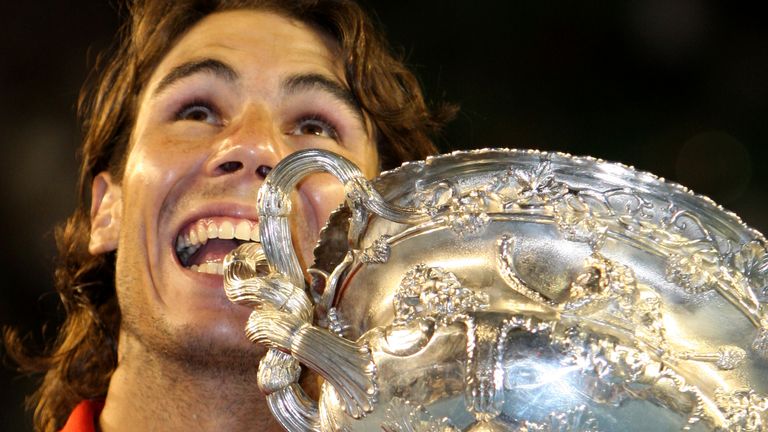 Rafael Nadal won his one and only title in Melbourne in 2009