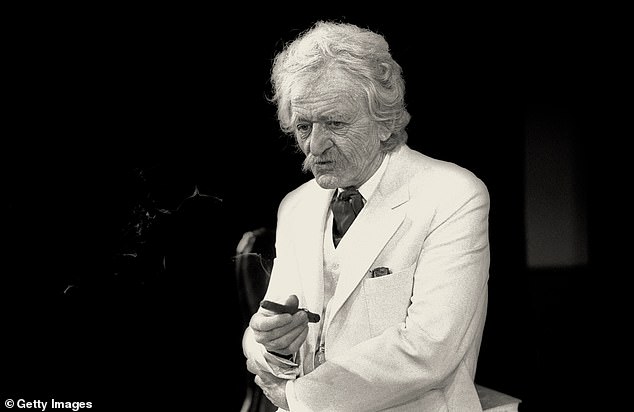 Hal as Mark: He was in an honors program about Mark Twain at the university, which lead him to create a one-man show entitled Mark Twain Tonight - which earned him a Tony Award (pictured in 1984)